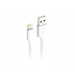 cabo-usb-lightning-2a-1m-cbl1wh-para-ios-c3-tech