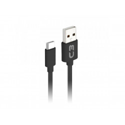cabo-usb-tipo-c-2a-2m-cbc21bk-para-android-c3-tech