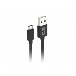 cabo-usb-micro-usb-2a-2m-cbm21bk-para-android-c3-tech