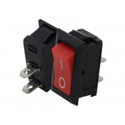 chave gangorra 2 pinos liga desliga vermelho tblack 10 un