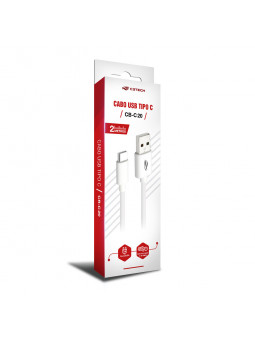 cabo-usb-tipo-c-20m-3a-cbc20wh-c3-tech