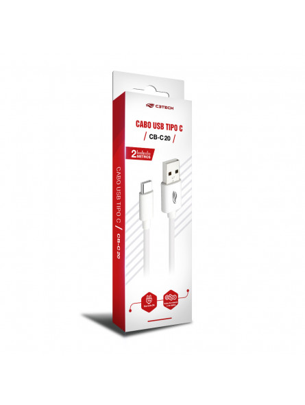 cabo-usb-tipo-c-20m-3a-cbc20wh-c3-tech