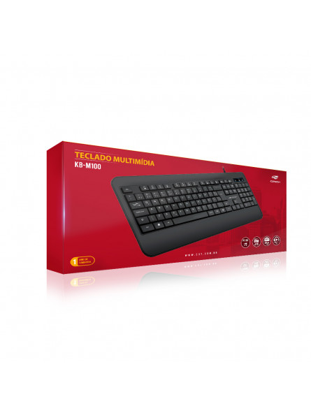teclado-usb-multimidia-kbm100bk-c3-tech