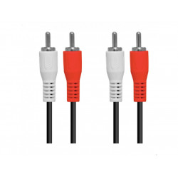 cabo de audio 2rca x 2rca 1.5 metros 2rca-15 vinik 10 un