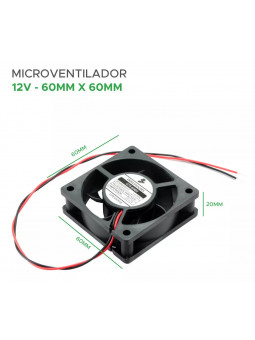 MICROVENTILADOR 60MM X 60MM...