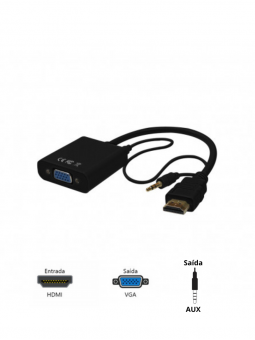 cabo-adaptador-hdmi-para-vga-f-com-audio-p2-adphdmivga2bk-plus-cable