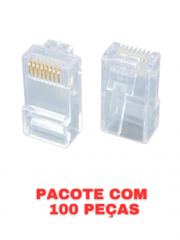 CONECTOR RJ45 100UN CAT5...