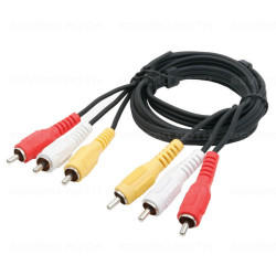 CABO 3 RCA FIO COAXIAL 2...