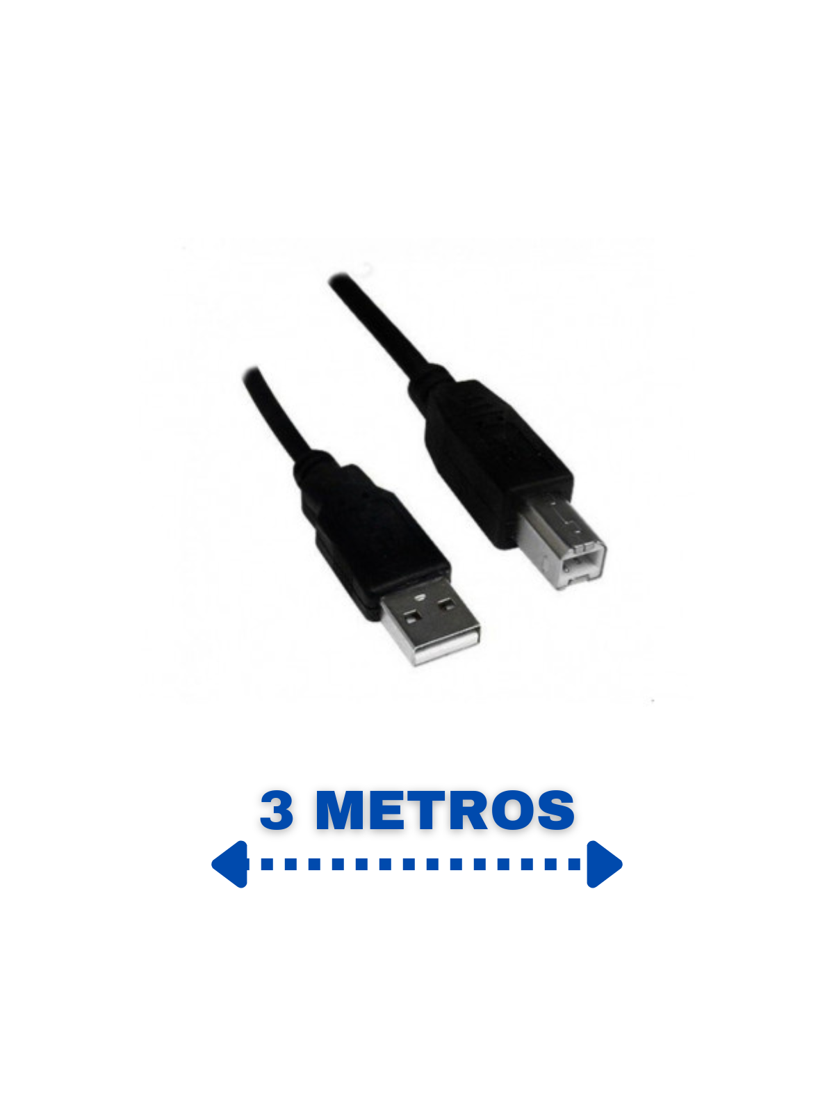 cabo-usb-20-am-x-bm-3m-preto-pcusb3001-plus-cable