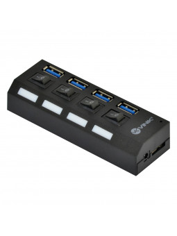 HUB USB 3.0 4 PORTAS COM...