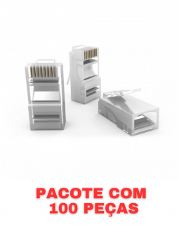 CONECTOR RJ45 CAT5E COM 100...