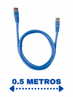 PATCH CORD CAT5E 0.5 METROS...