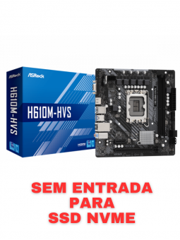 PLACA MAE H610M-HVS 12º 13º...