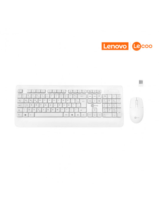 teclado-e-mouse-sem-fio-kw22-branco-lecoo