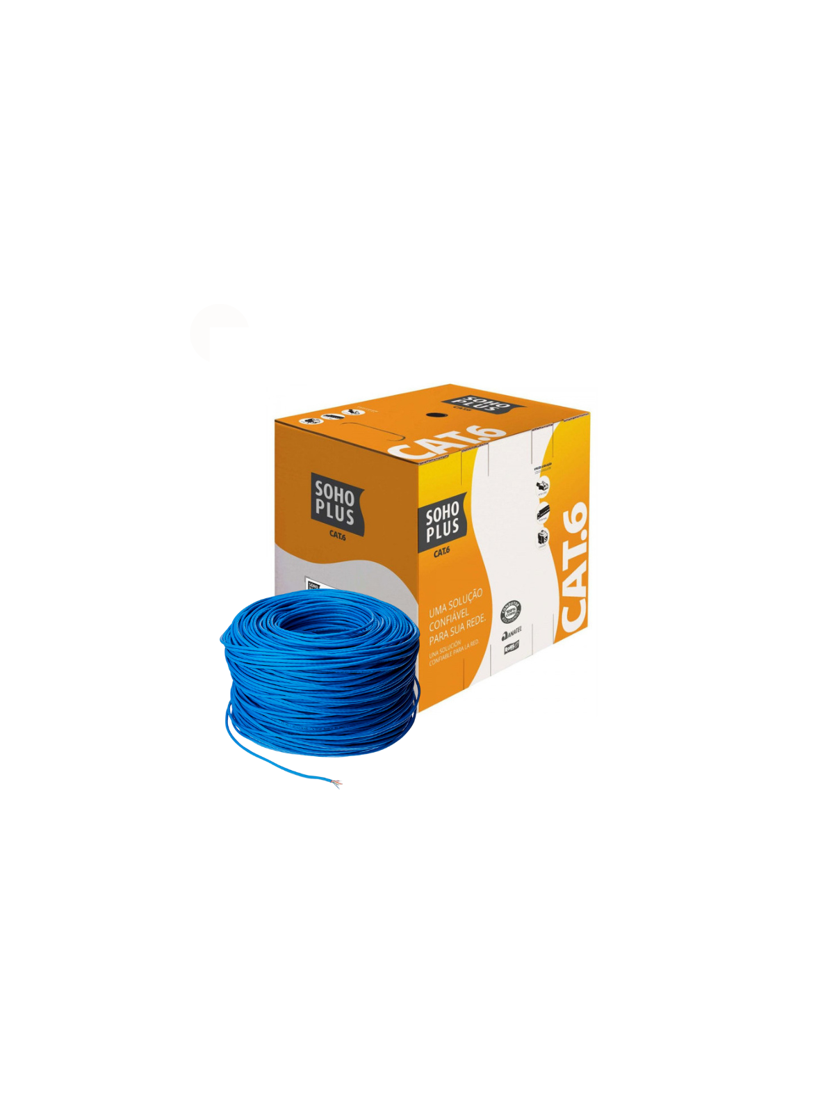 cabo-lan-utp-cat6-24-awg-4-pares-rohs-35m-azul-soho-plus
