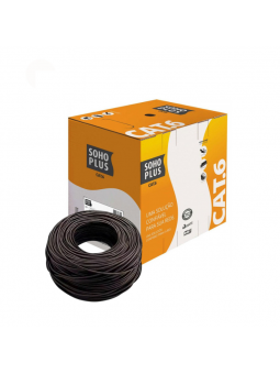 cabo-lan-utp-cat6-24-awg-4-pares-rohs-35m-preto-soho-plus