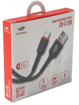 cabo-usb-tipo-c-10m-3a-cbc100bk-c3-tech