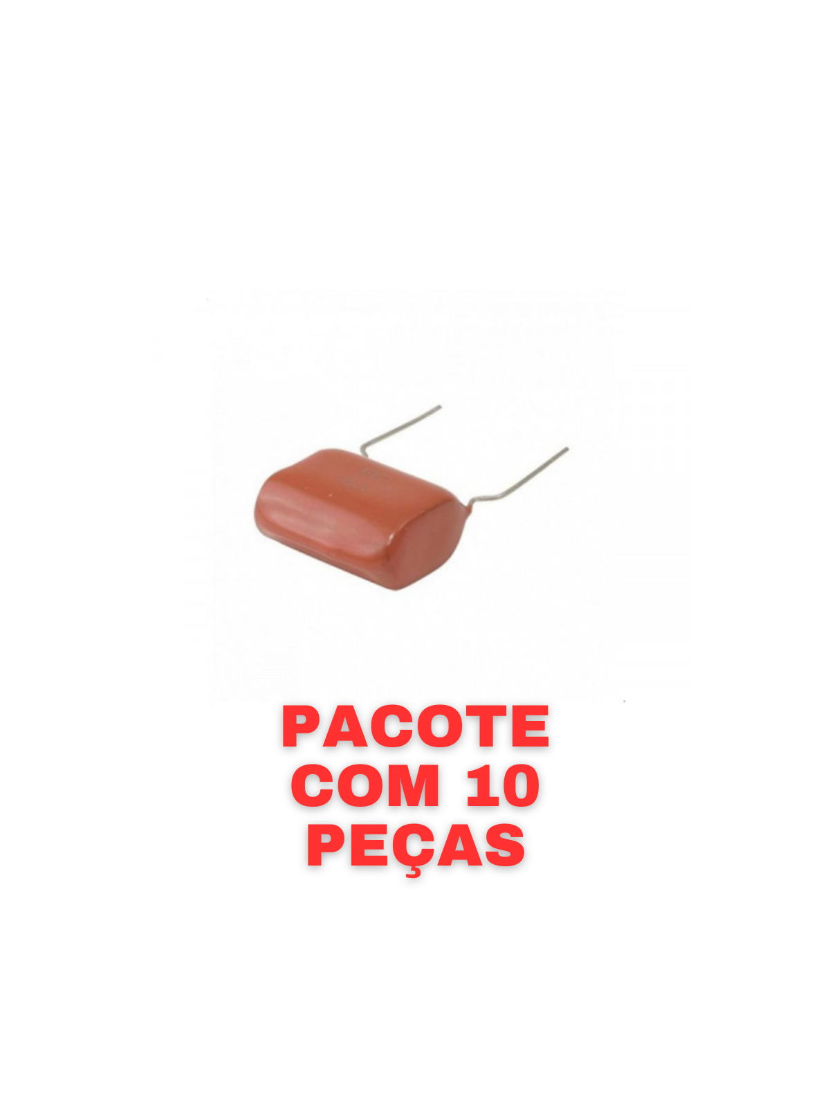 capacitor poliester 4m7 250v tblack 10 un