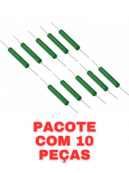 resistor ax 20w 15r verde vinik 10 un