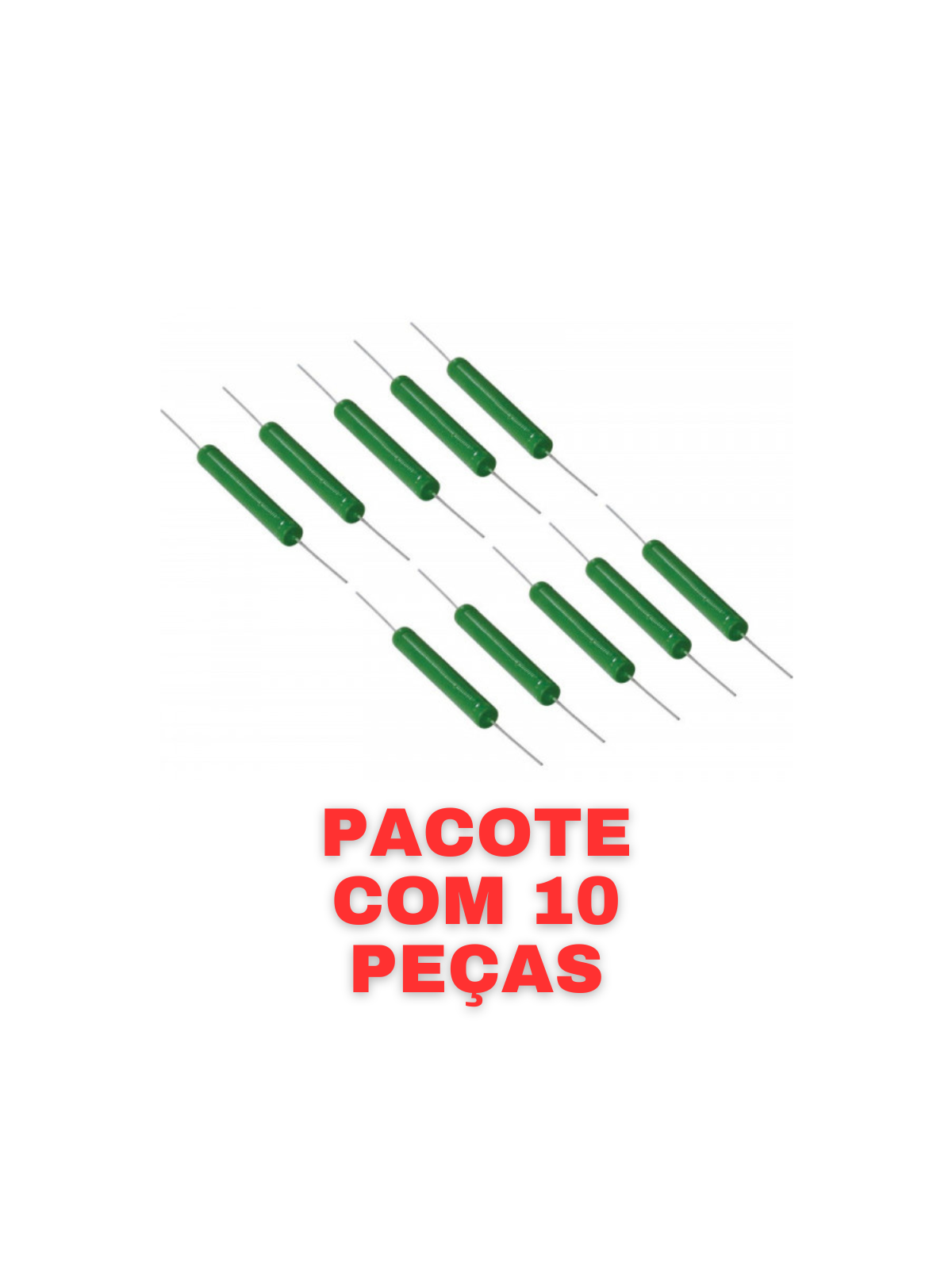 resistor ax 20w 15r verde vinik 10 un