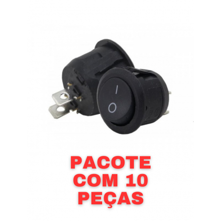 chave gangorra 2 pinos redonda tblack 10 un