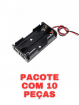 suporte 2 pilhas aa tipo canoa  tblack 10 un