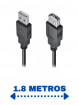 cabo extensor usb 2.0 uamaf-18 vinik 10 un