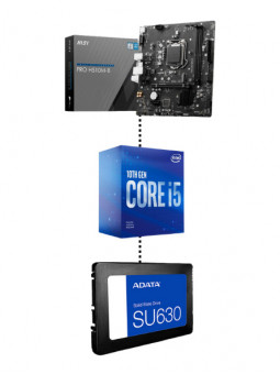 KIT PLACA MÃE MSI COM PROCESSADOR I5-10400 + SSD 240GB