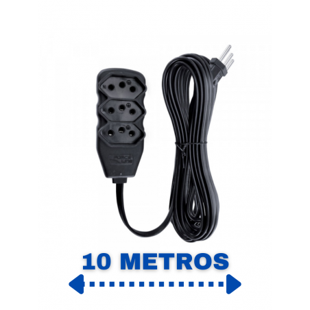 extensao-3-tomadas-slim-tripolar-preto-10m-force-line