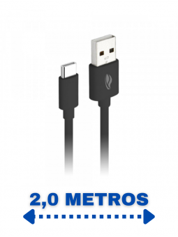 cabo-usb-tipo-c-2m-3a-cbc2bk-c3-tech