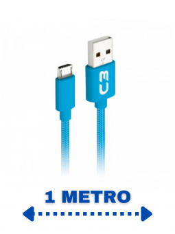 cabo-usb-micro-usb-2a-1m-cbm11bl-para-android-c3-tech