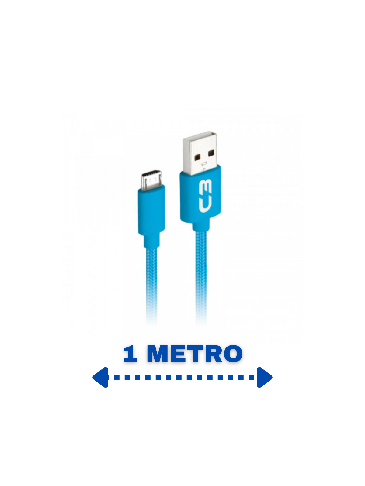 cabo-usb-micro-usb-2a-1m-cbm11bl-para-android-c3-tech