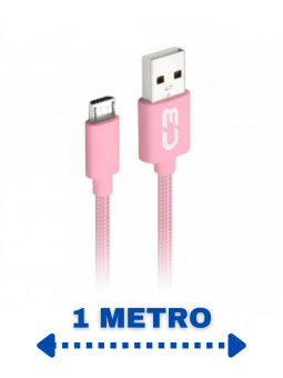 cabo-usb-micro-usb-2a-1m-cbm11pk-para-android-c3-tech