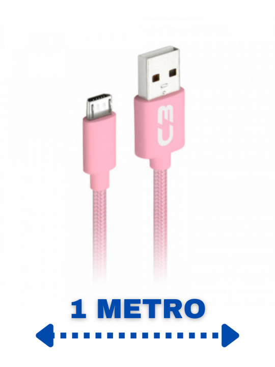 cabo-usb-micro-usb-2a-1m-cbm11pk-para-android-c3-tech