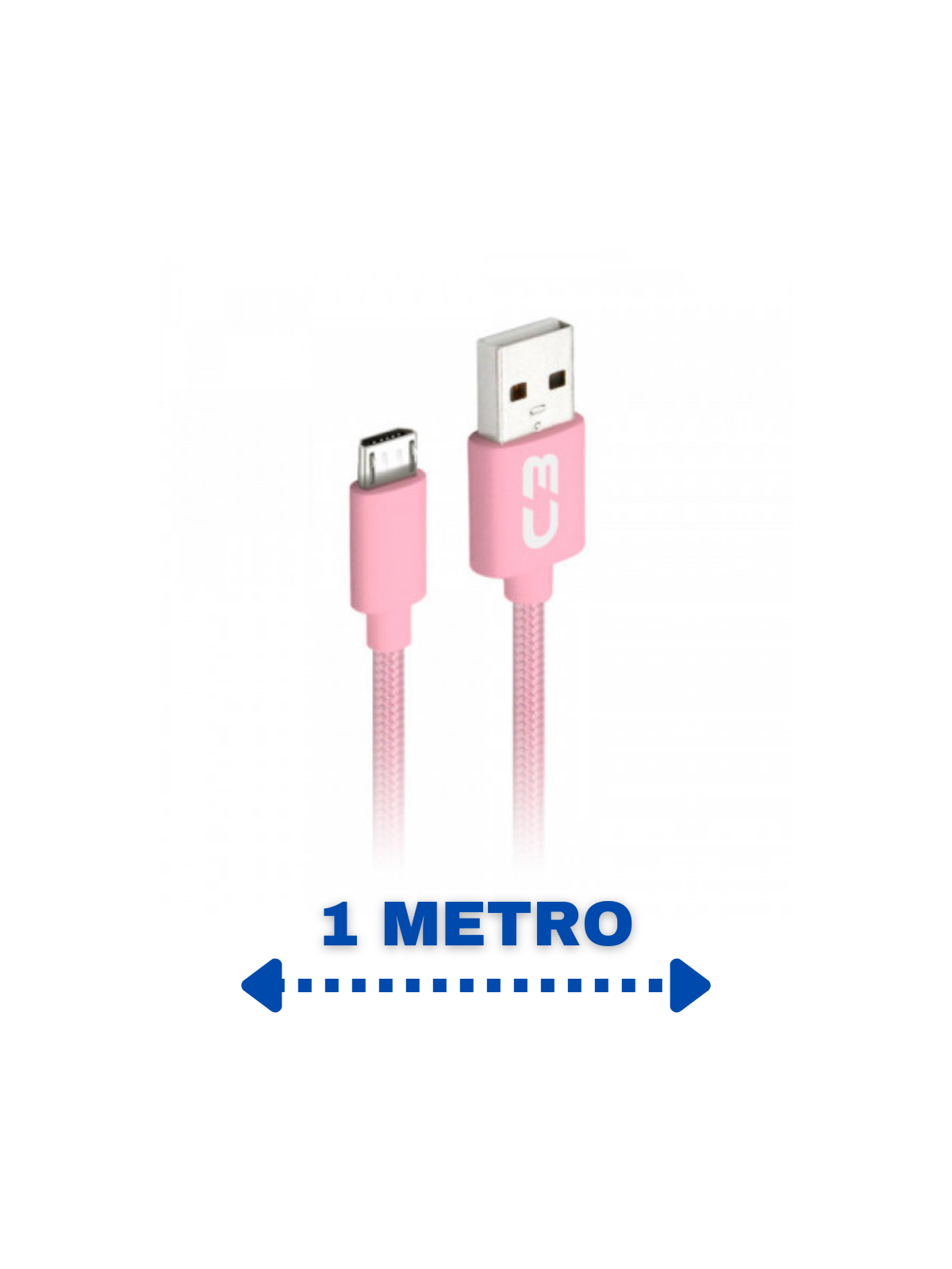 cabo-usb-micro-usb-2a-1m-cbm11pk-para-android-c3-tech