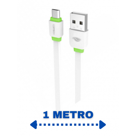 cabo-usb-micro-usb-2a-1m-cb1wh-para-android-c3-tech