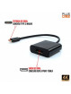 adaptador-usb-tipoc-para-displayport-adp34bk-plus-cable
