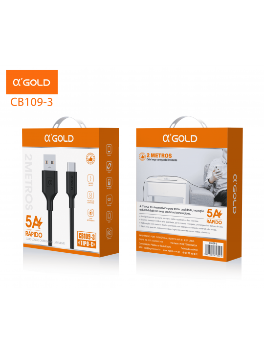 cabo-usb-para-tipoc-20m-50a-cb1093-agold