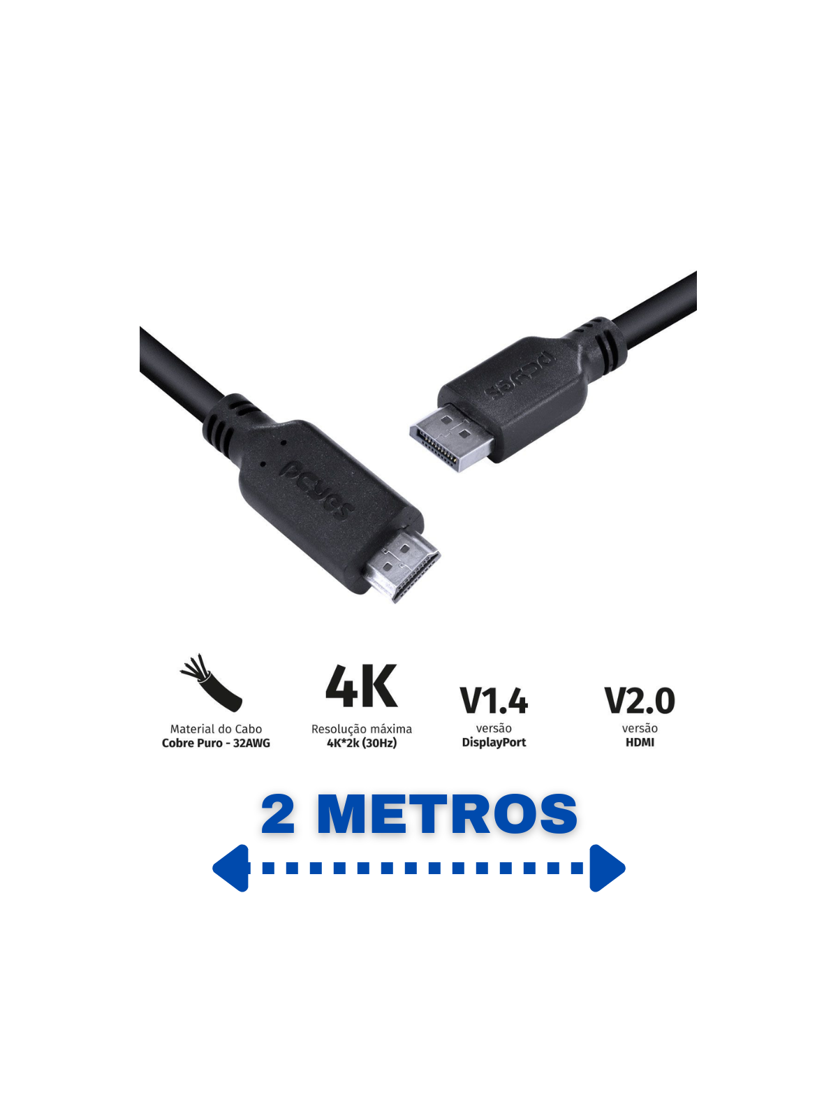 cabo-displayport-14-p-hdmi-macho-20-pdphm2-pcyes