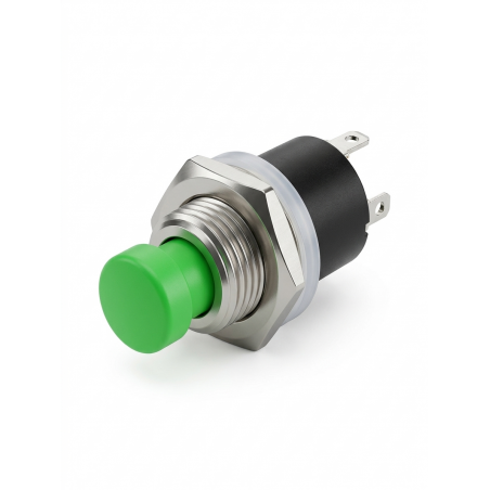 chave push button verde tblack 25 un