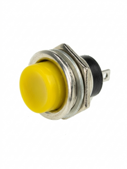 chave push button liga amarela tblack 10 un