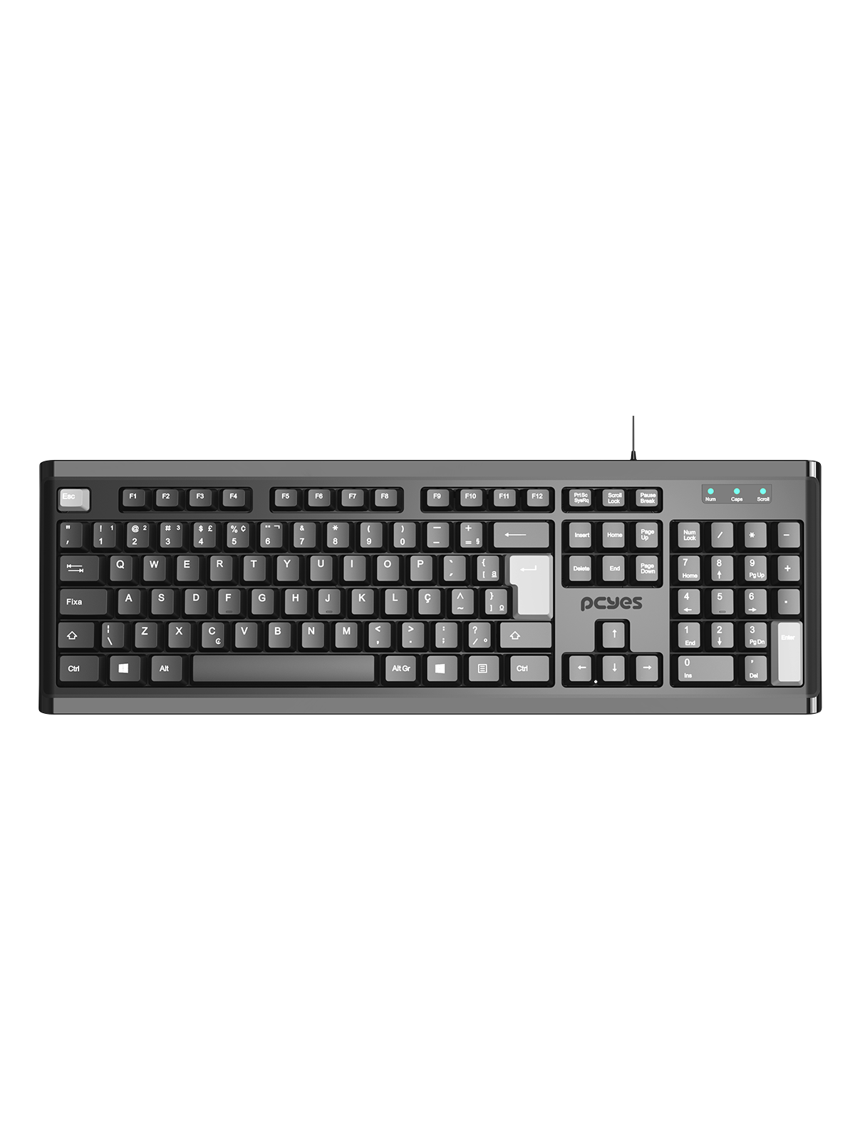 teclado-usb-classic-cabo-2m-ptocl2ab-pcyes