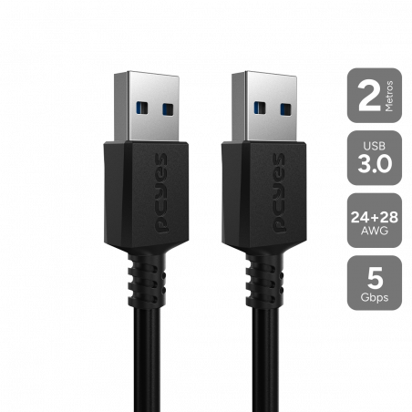 cabo-de-dados-usb-a-3-2m-28awg-puam32-pcyes