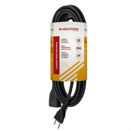 cordao-prolongador-pp-2a-2-polos-15m-megatron