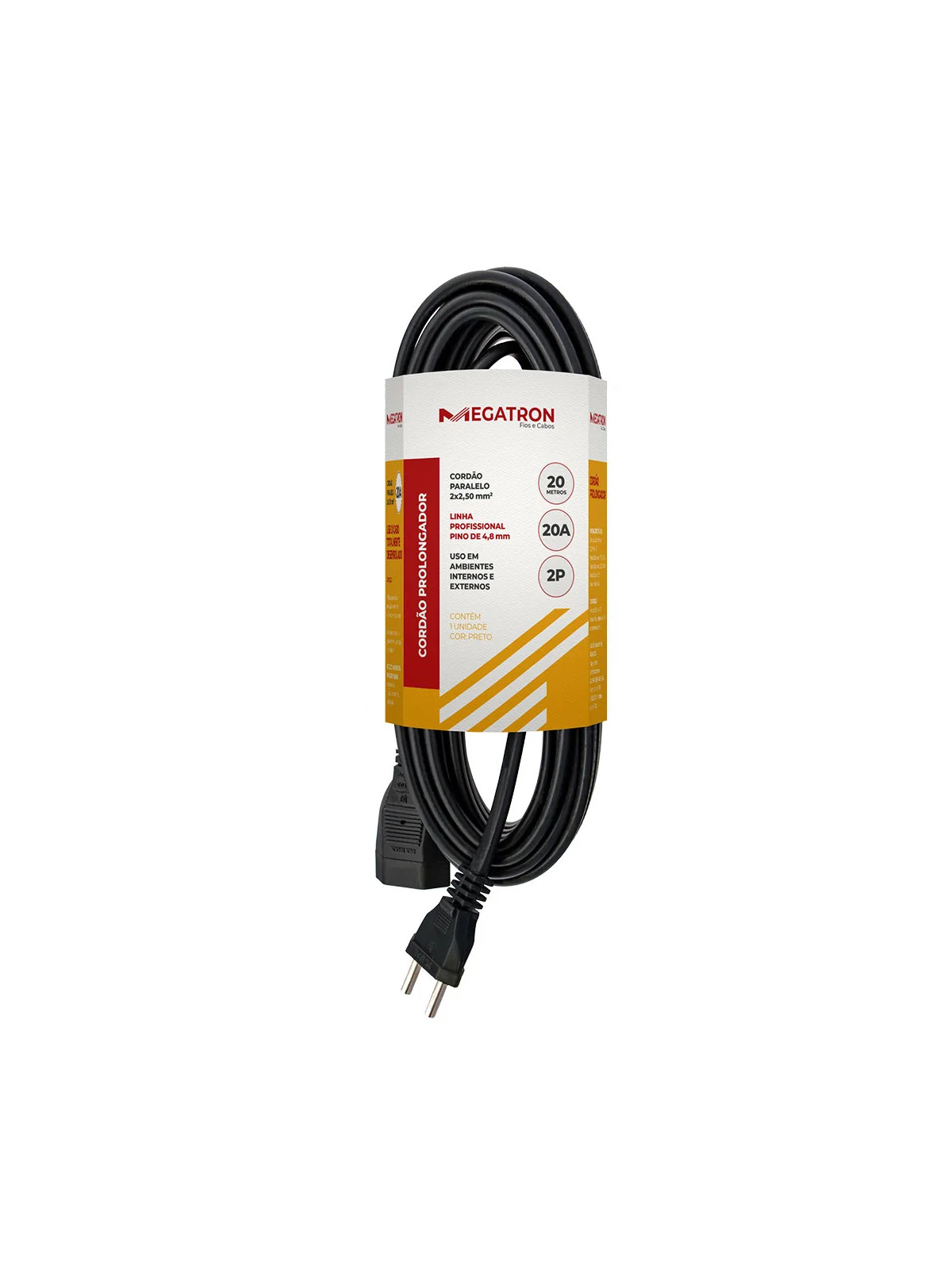 cordao-prolongador-pp-2a-2-polos-15m-megatron