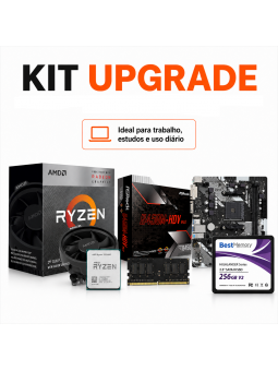 KIT AMD 3200G/B450M/8GB/SSD 256GB