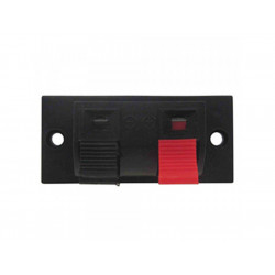 borne de pressao retangular 2 vias 2.3x5.3cm tblack 10 un